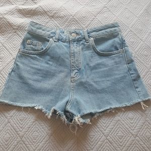 NWOT Topshop Moto Mom High Waisted Shorts